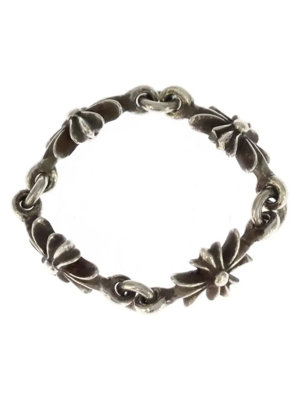 Chrome Hearts Ring Tny CH Pls Tiny Ech Plus Silver